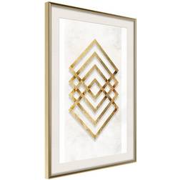 Arkiio Affisch Golden Geometry [Poster] 20x30 Poster